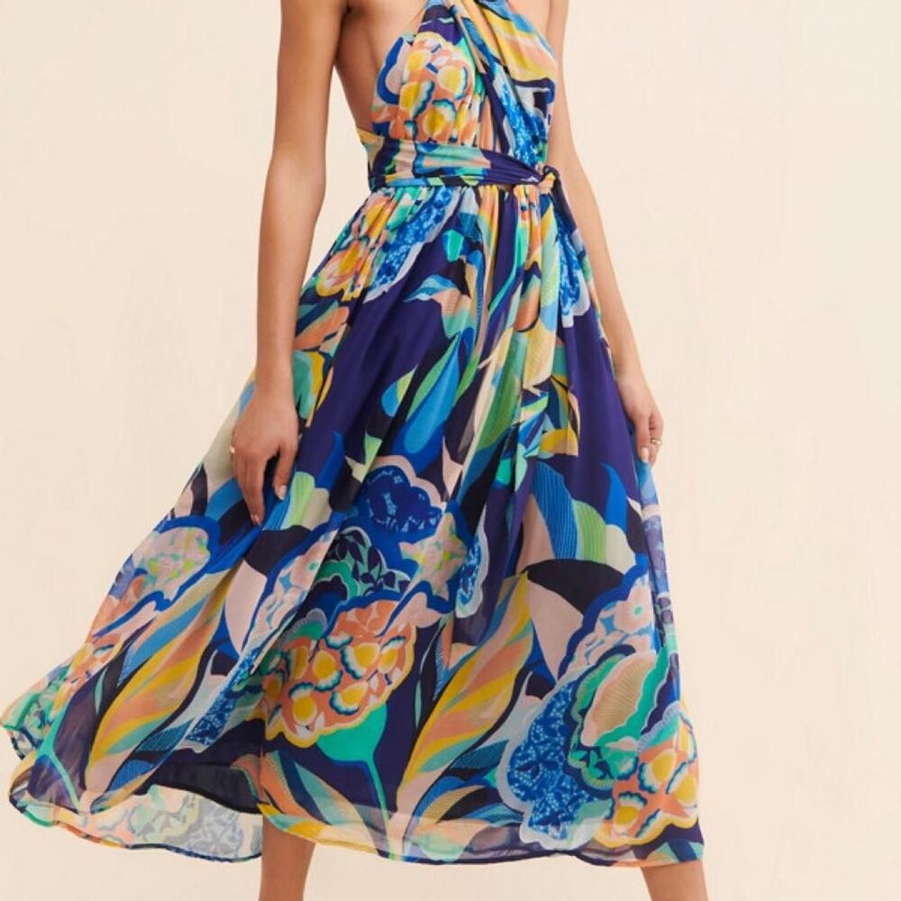 Alexandra Farmer/Anthro Maxi Dress XL